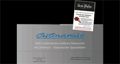 Desktop Screenshot of culinarius-koeln.de